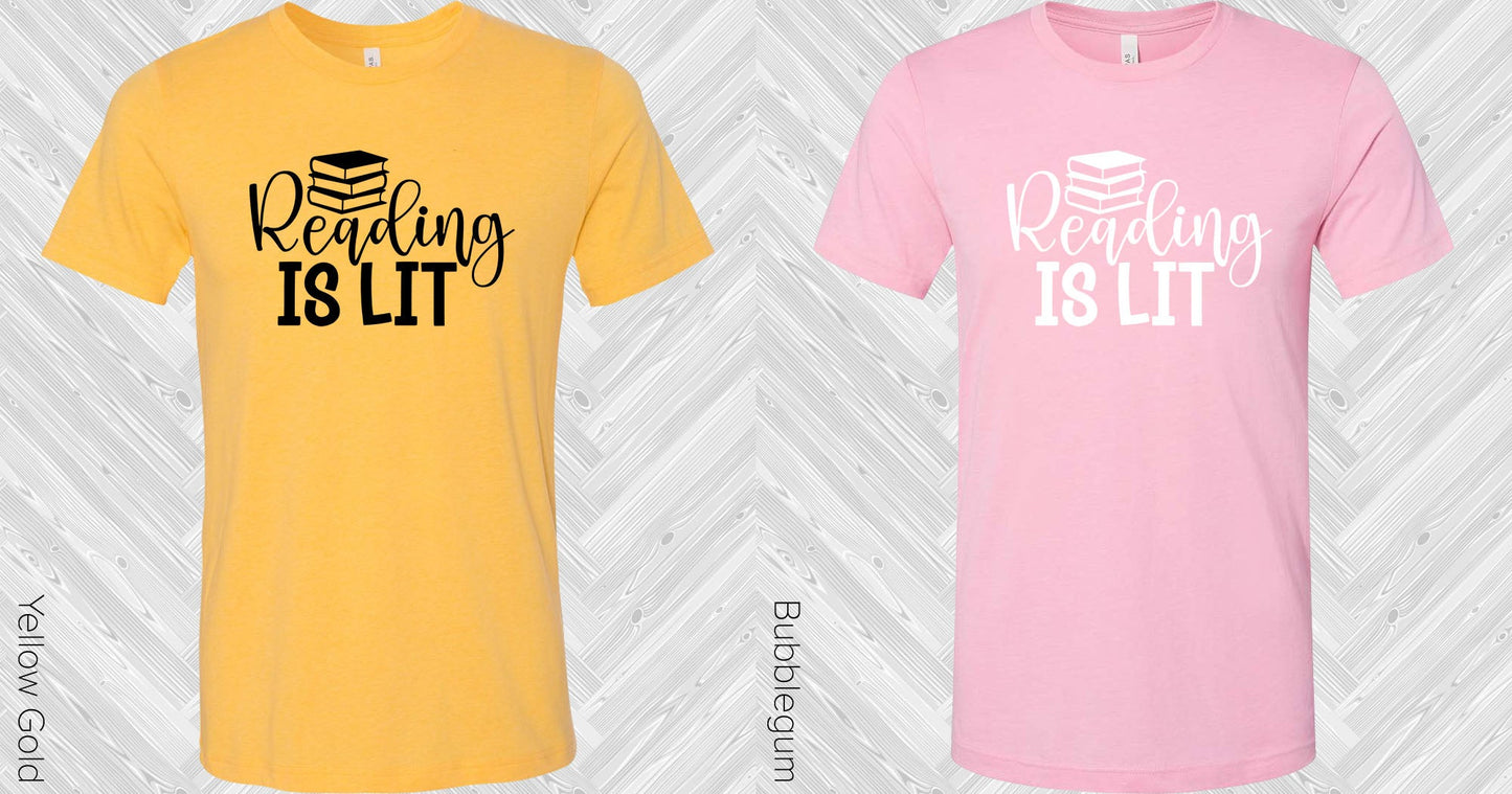 Reading Is Lit Graphic Tee Graphic Tee