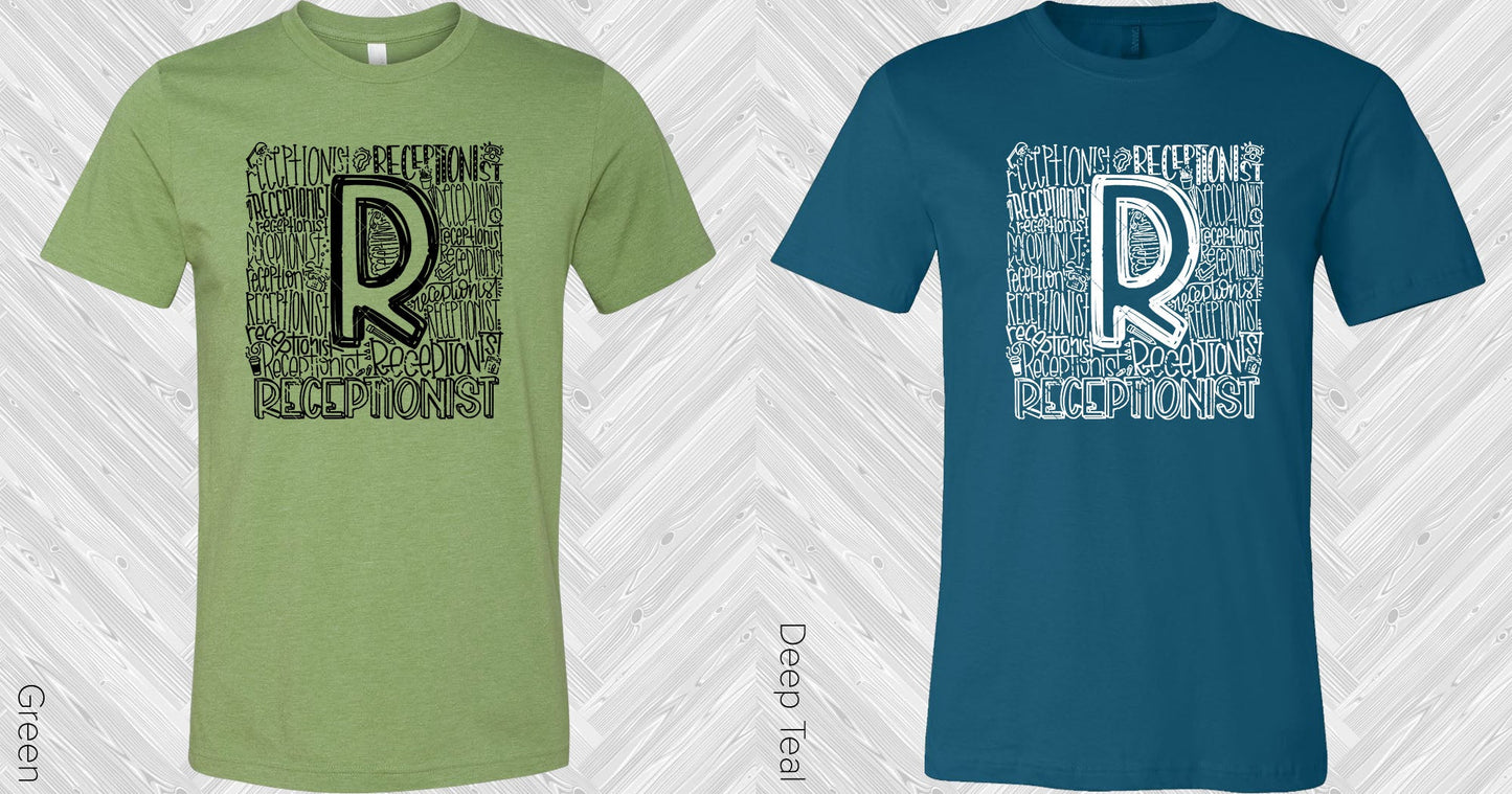 Receptionist Subway Art Graphic Tee Graphic Tee