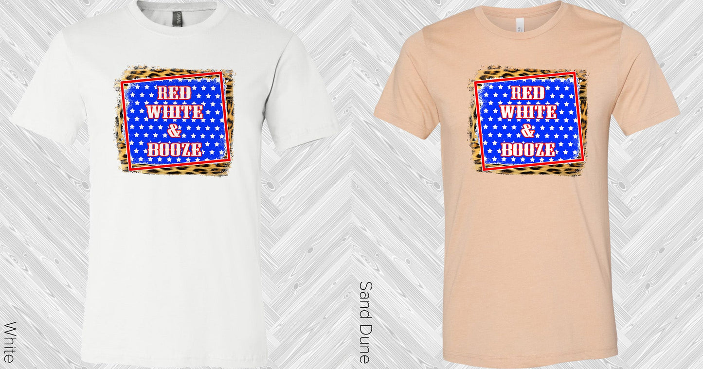 Red White And Booze Graphic Tee Graphic Tee