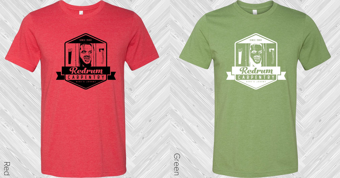 Redrum Carpentry Graphic Tee Graphic Tee