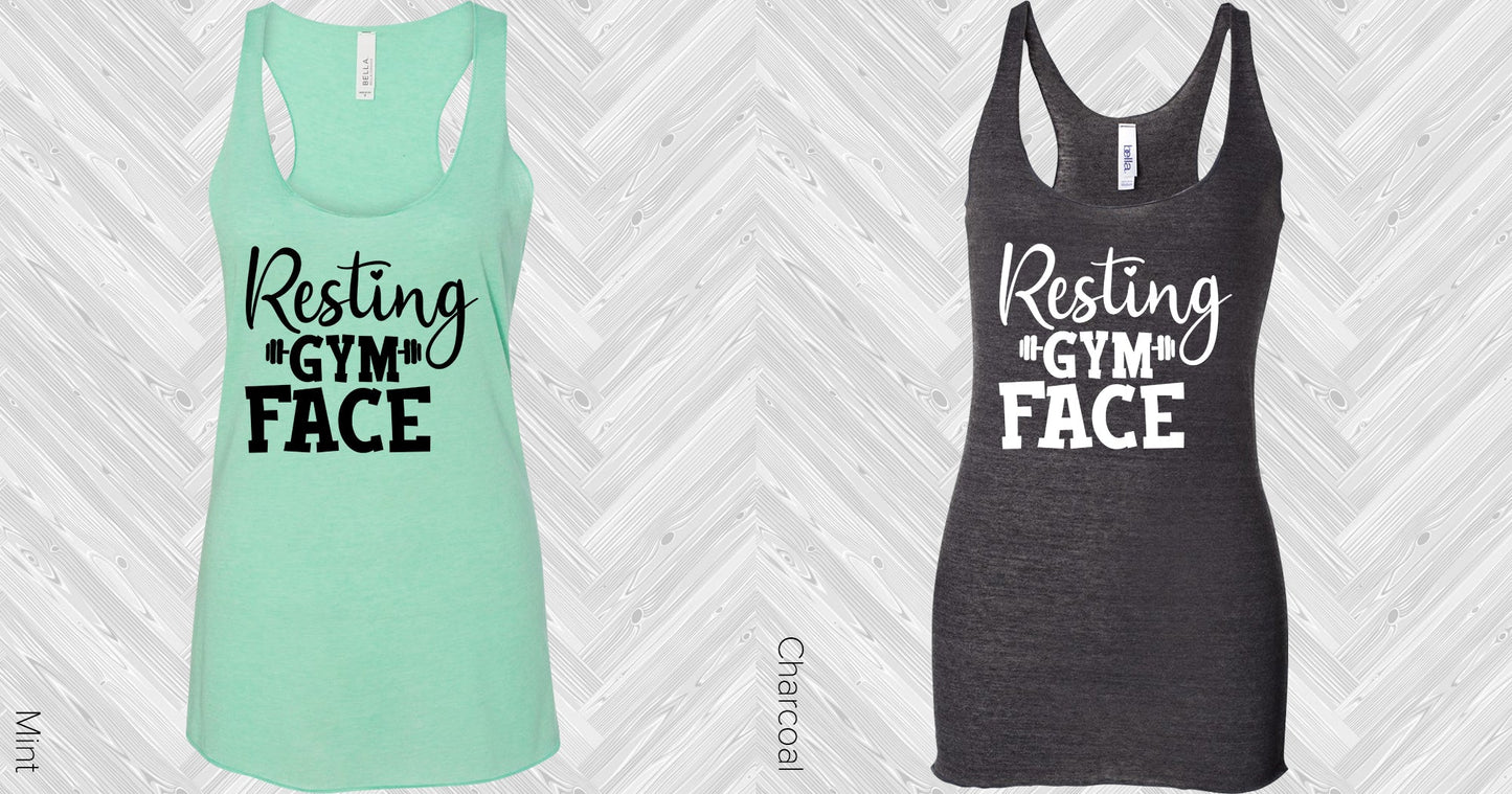 Resting Gym Face Graphic Tee Graphic Tee