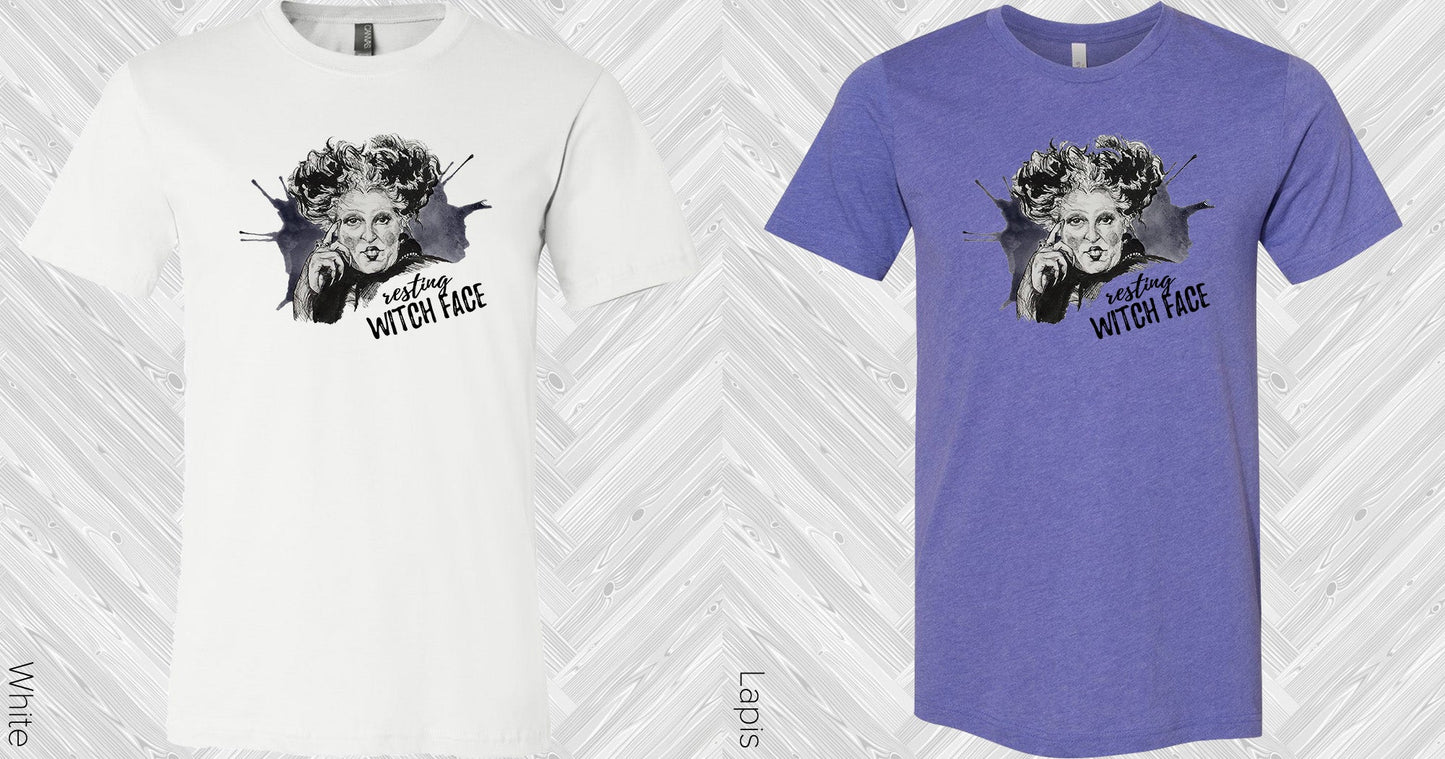 Resting Witch Face Graphic Tee Graphic Tee