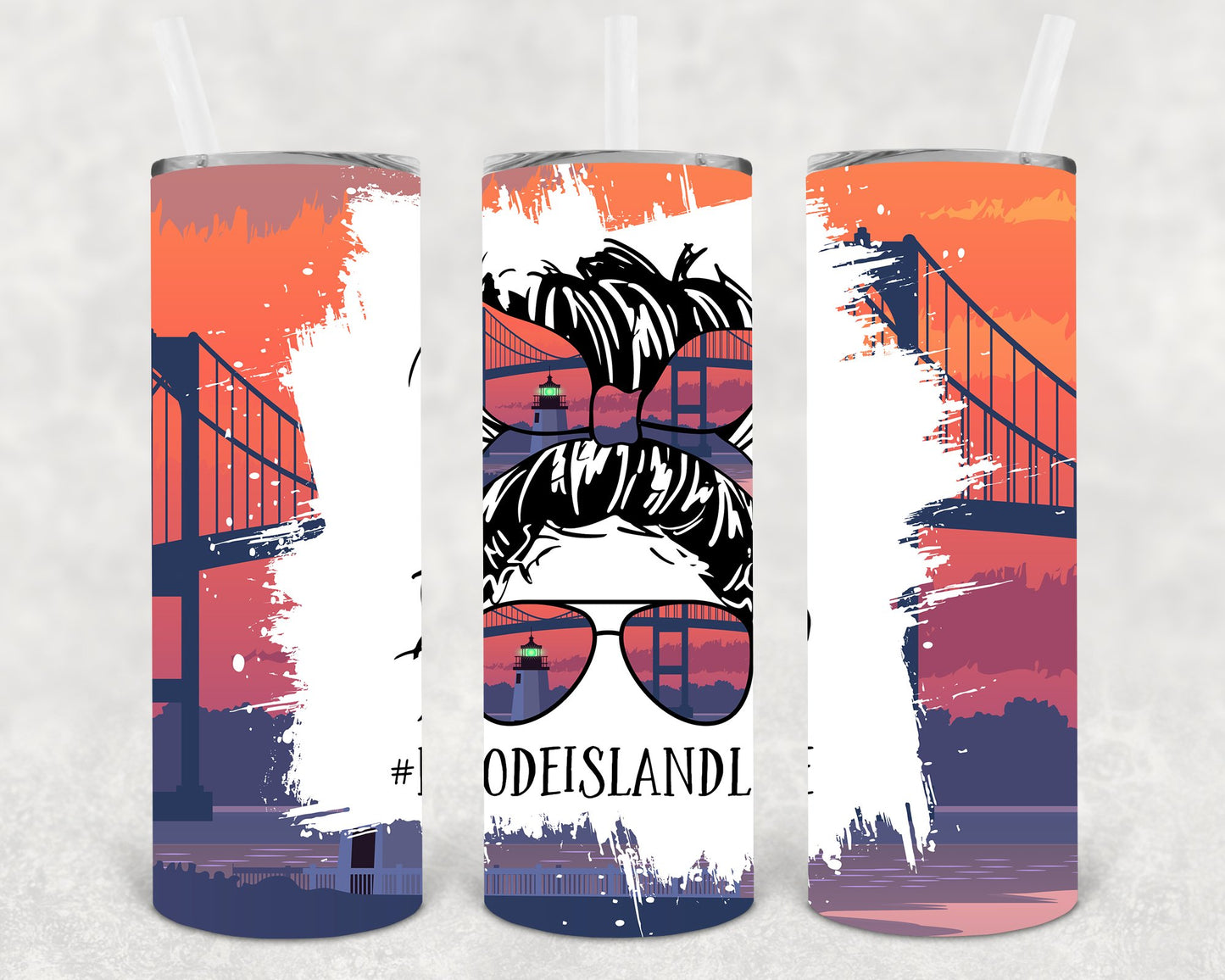 Rhode Island Life 20 Oz Skinny Tumbler