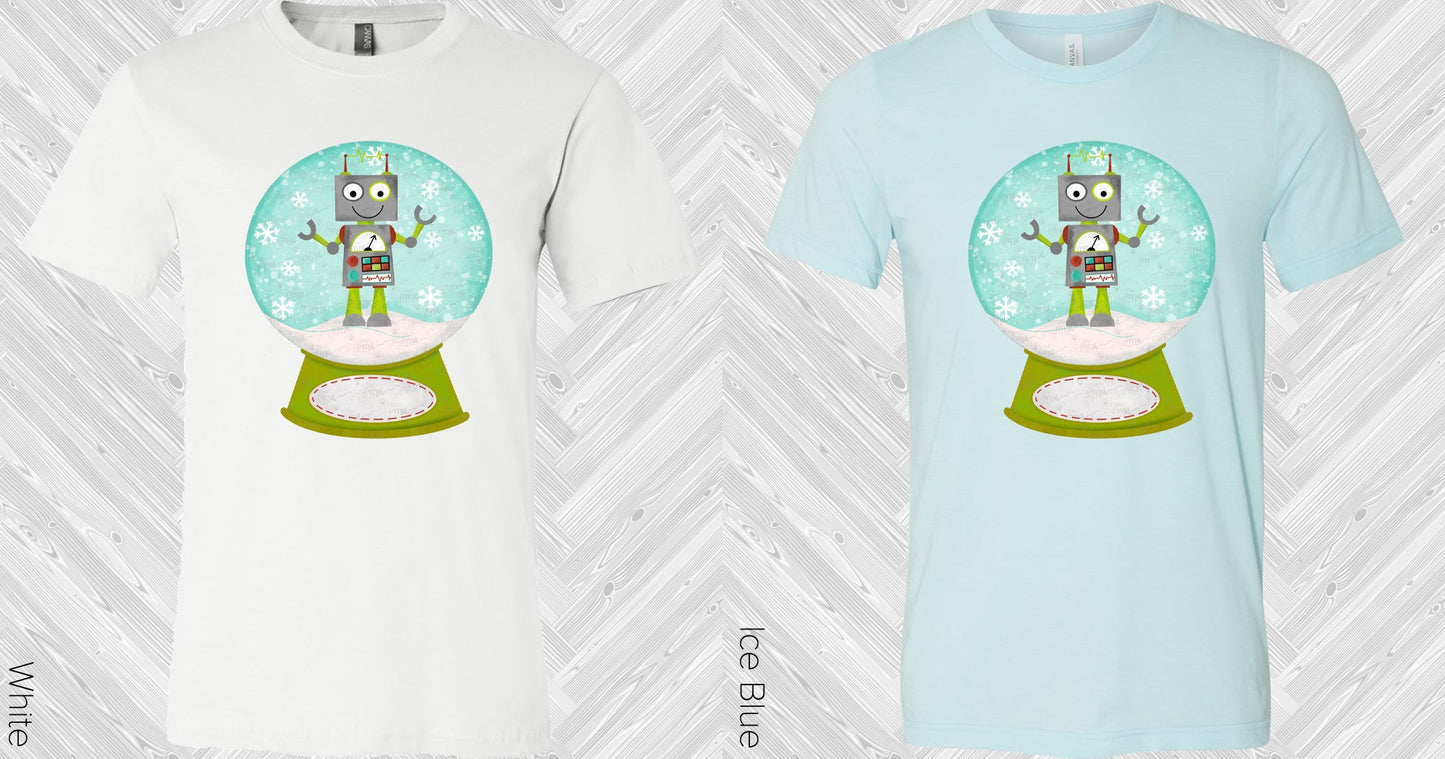 Robot Snowglobe Graphic Tee Graphic Tee