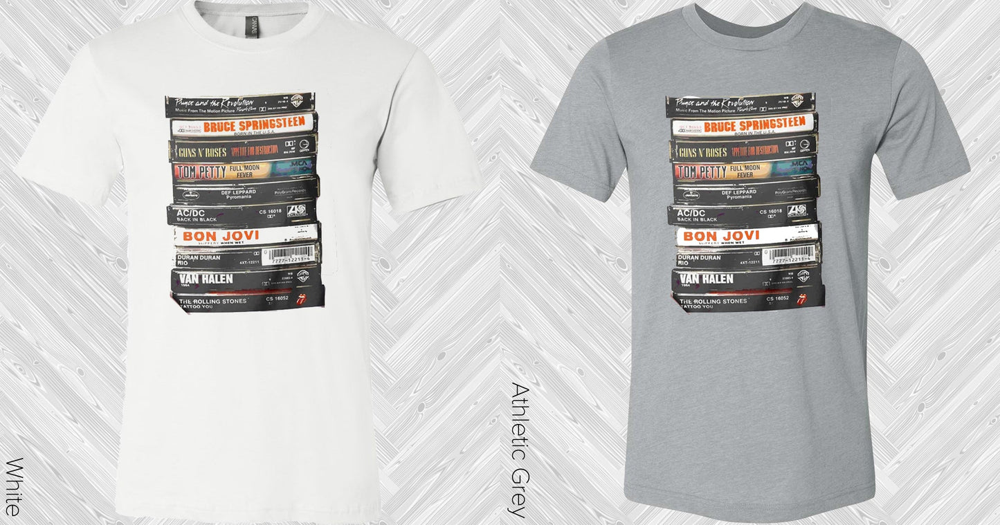 80S Band Tapes Graphic Tee Graphic Tee