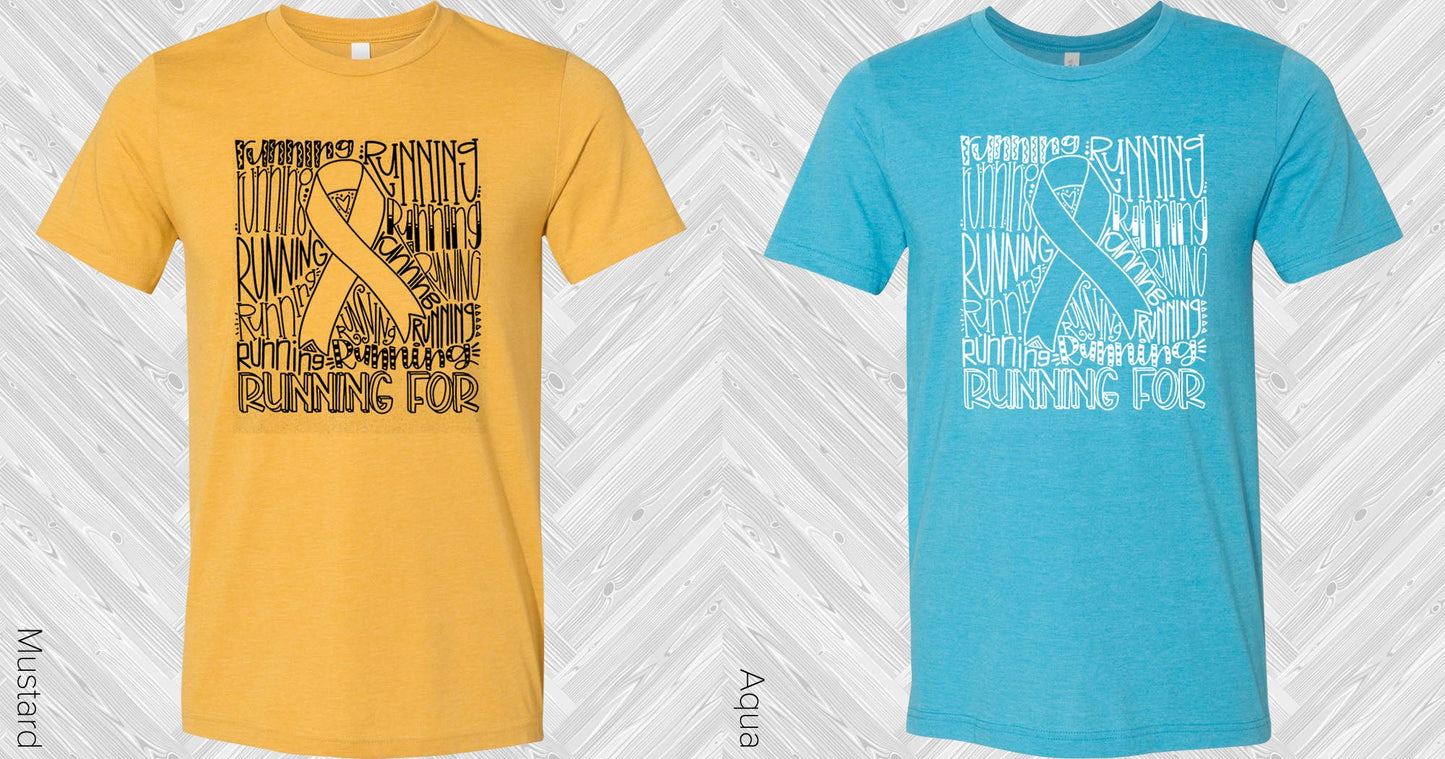Running For My Mom Subway Art Graphic Tee Graphic Tee