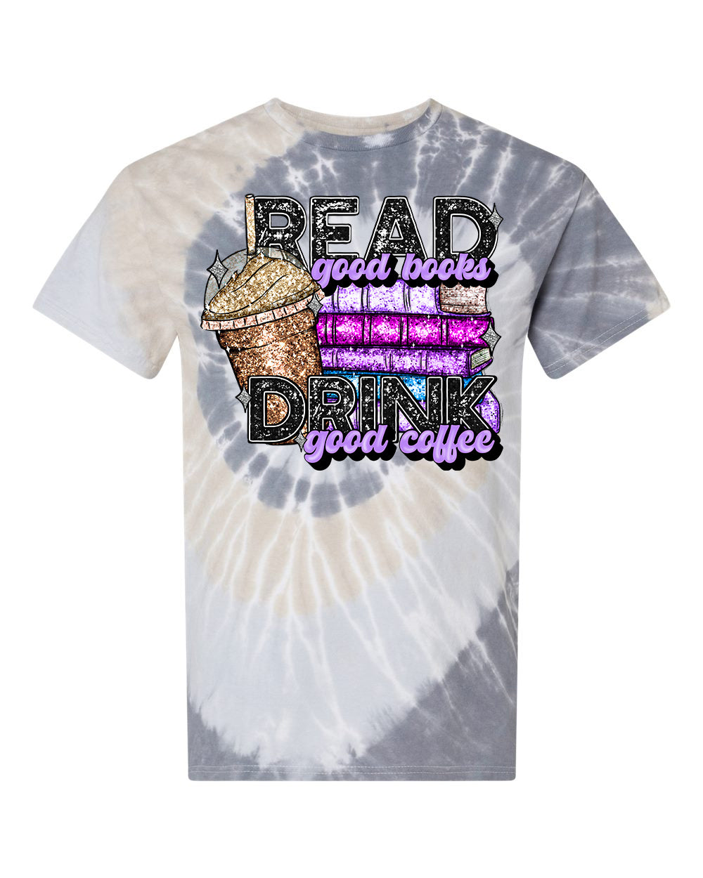 Read Good Books Drink Good Coffee Graphic Tee