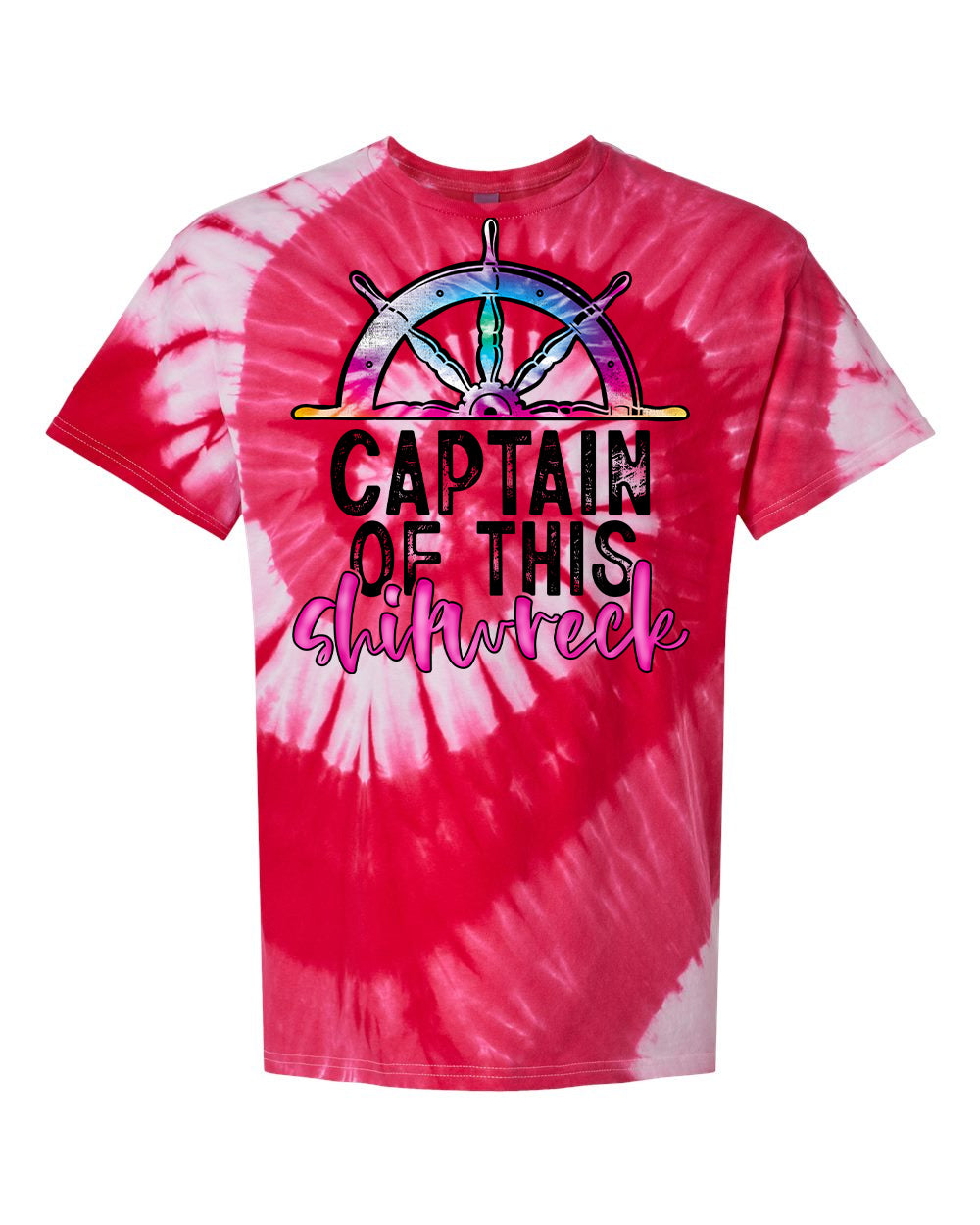 Captain of This Shipwreck Graphic Tee