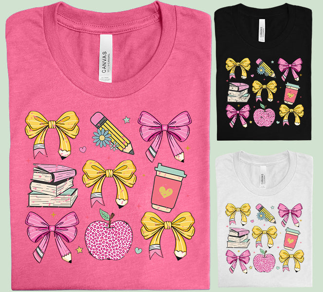 Teacher Coquette Graphic Tee