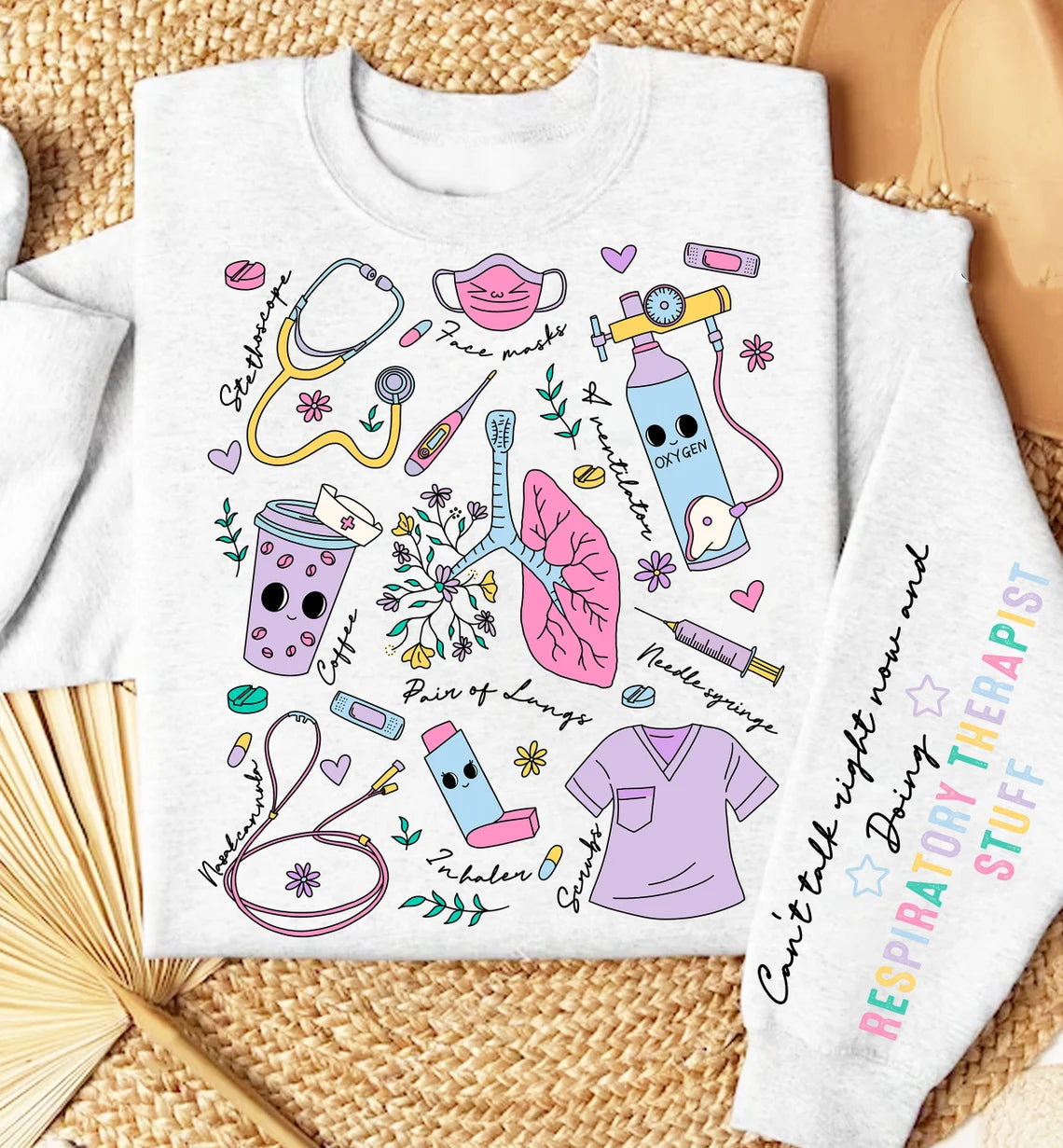 Can't Talk Right Now Doing Respiratory Therapist Stuff Graphic Tee