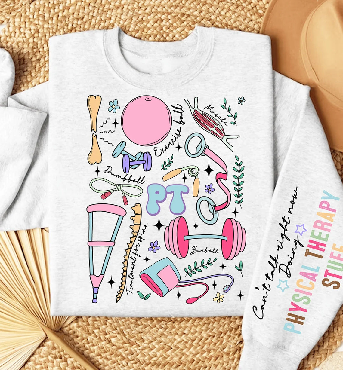 Can't Talk Right Now Doing PT Stuff Graphic Tee