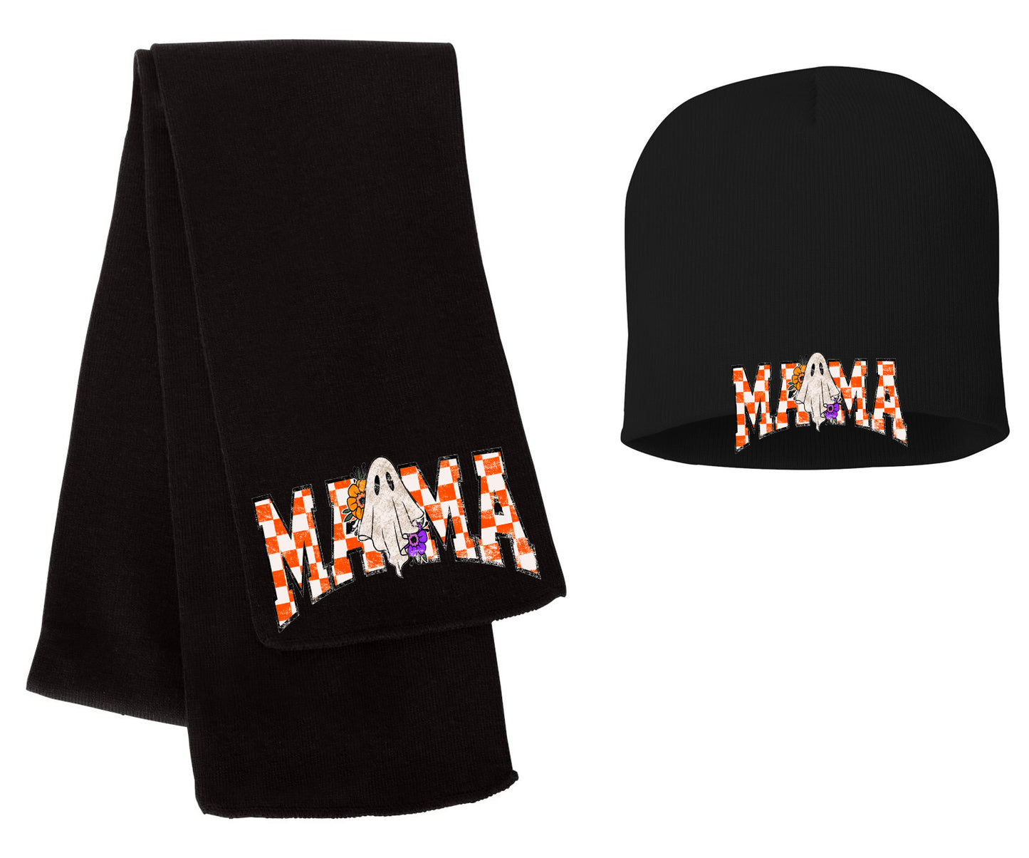 Ghost Mama Scarf and Beanie
