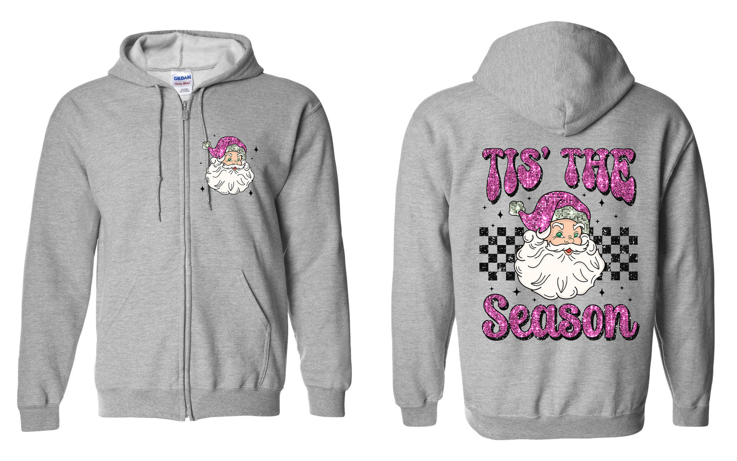 Tis the Season Zip Up Hoodie