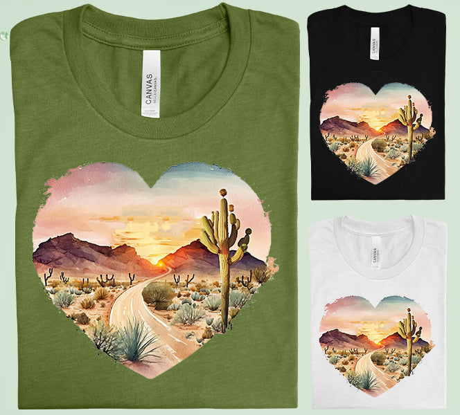 Desert Heart Graphic Tee Graphic Tee