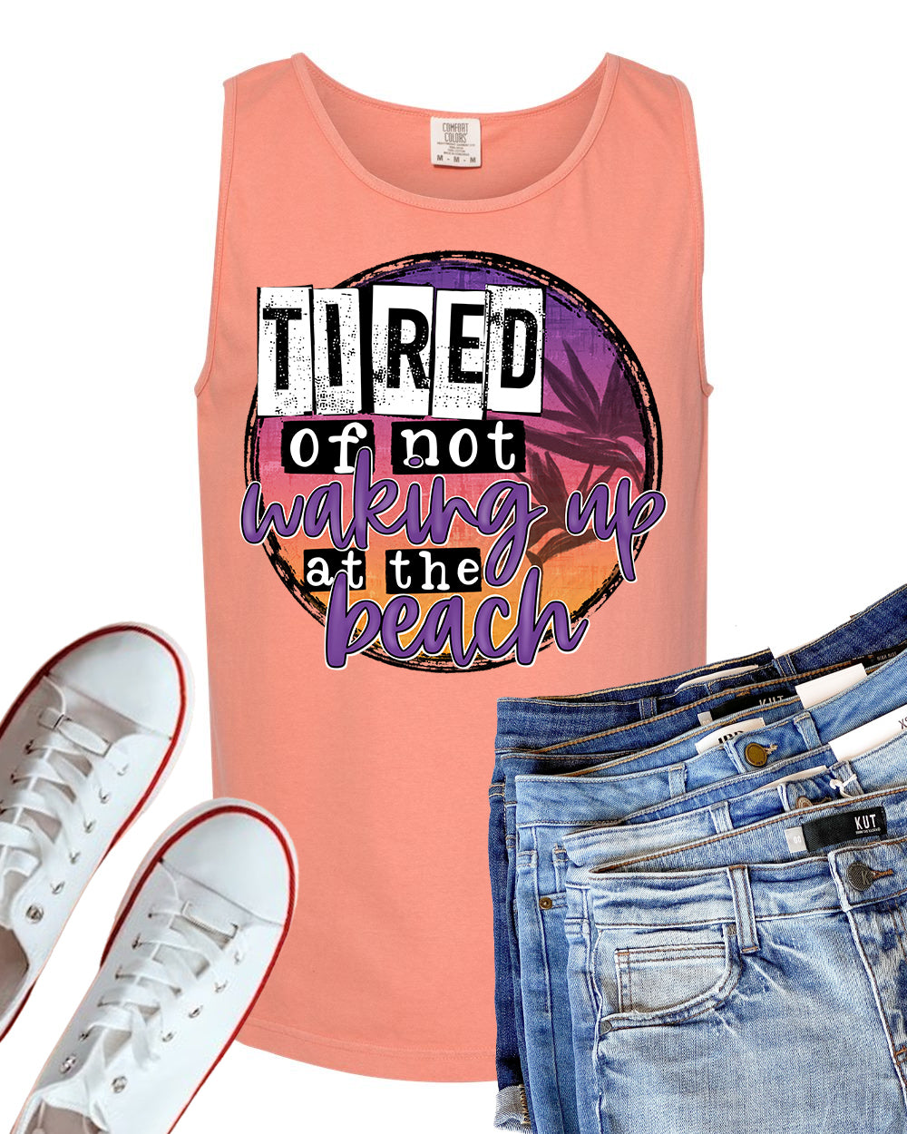 Tired of Not Waking Up at the Beach Graphic Tee