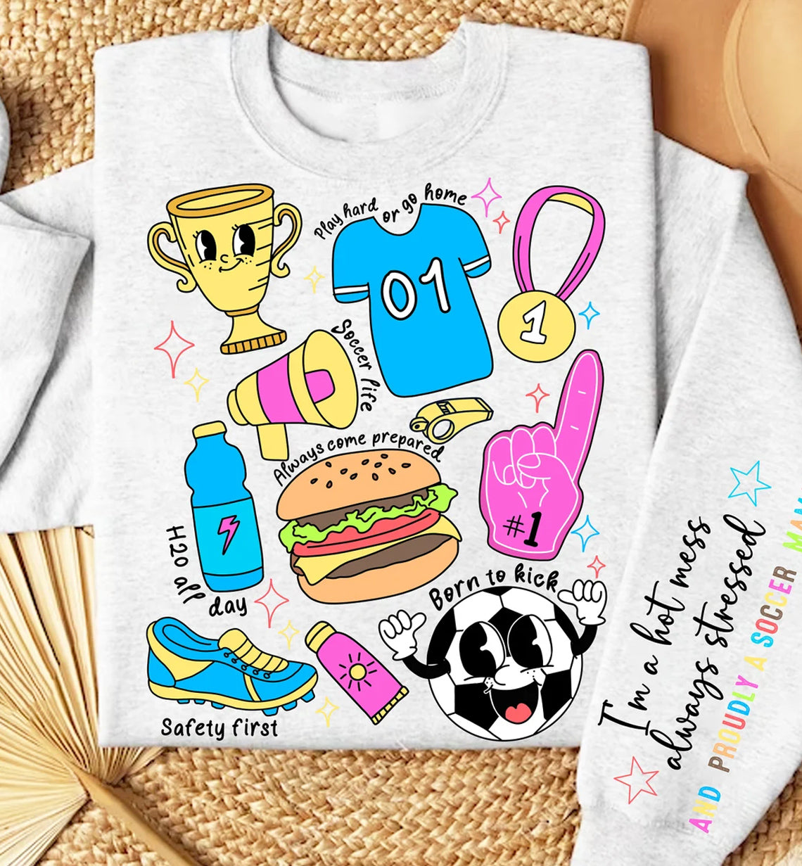 Can't Talk Right Now I'm Doing Soccer Mom Stuff Graphic Tee