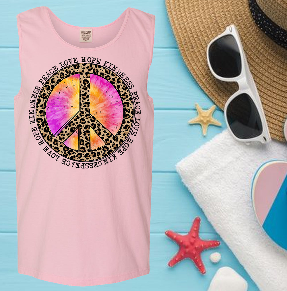 Peace Love Hope Kindness Graphic Tee