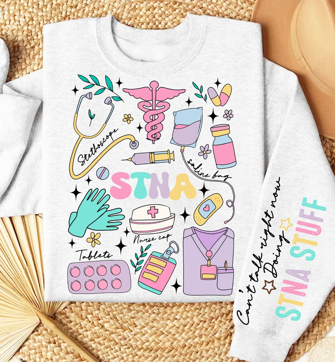 Can't Talk Right Now Doing STNA Stuff Graphic Tee