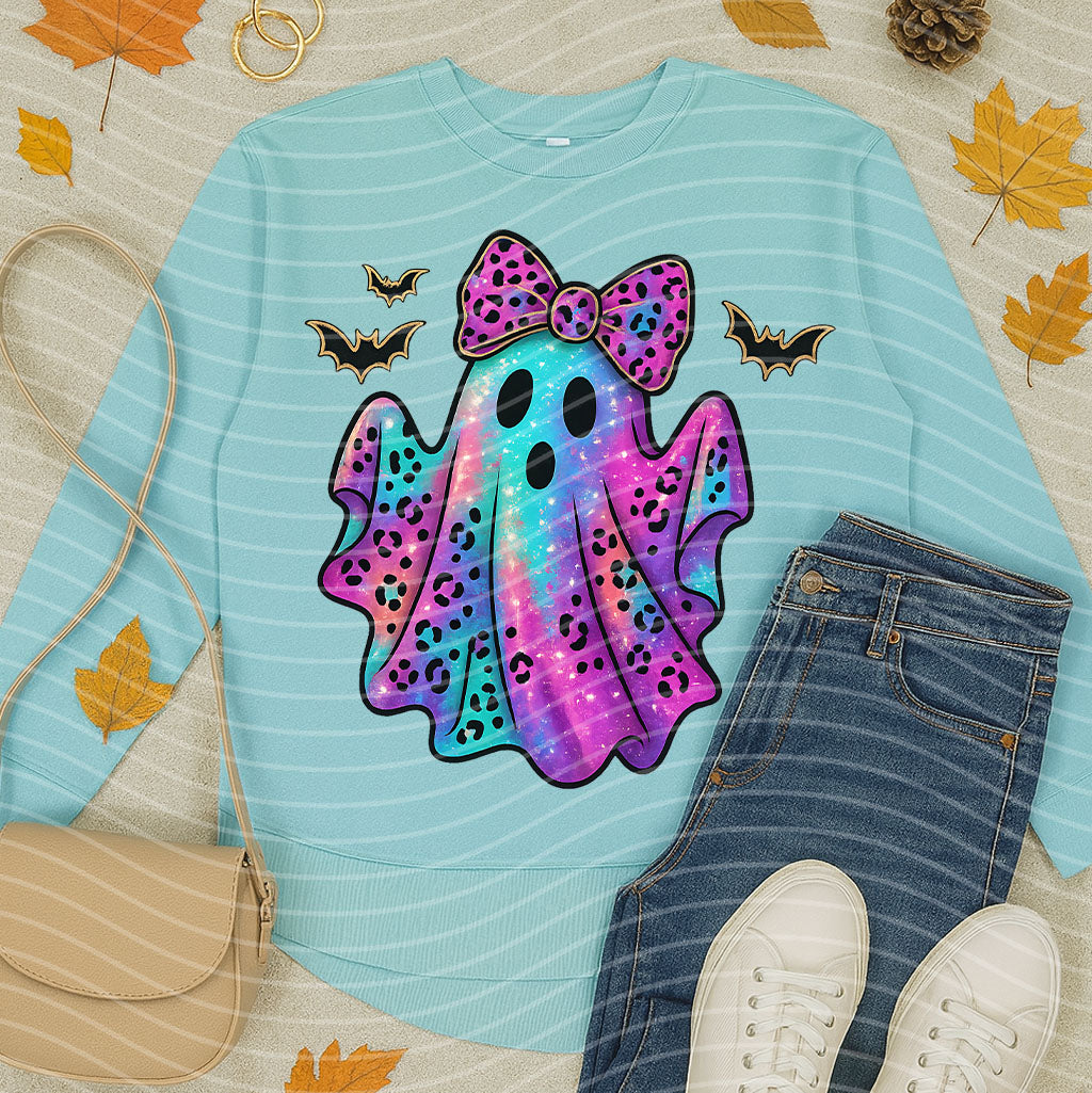 Leopard Boujee Ghost Graphic Tee