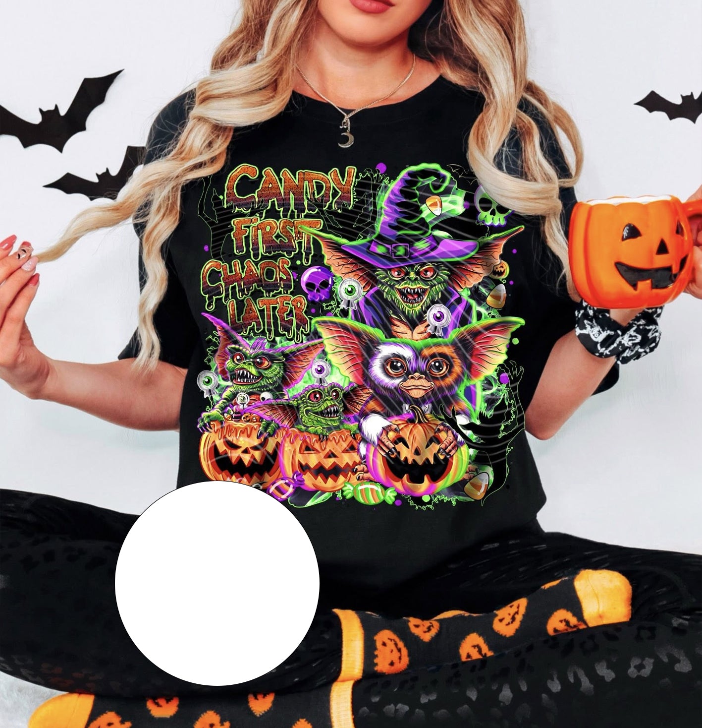 Candy First Chaos Later Graphic Tee