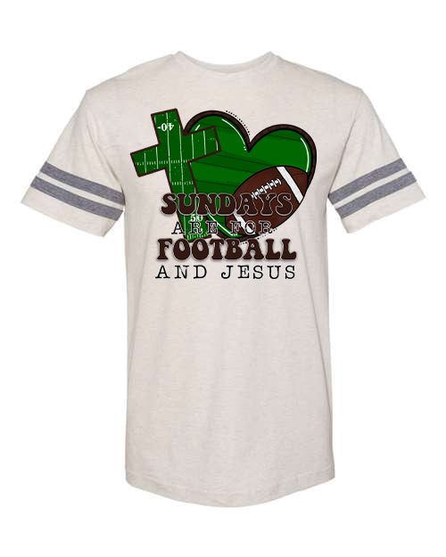Sundays are for Football and Jesus Graphic Tee