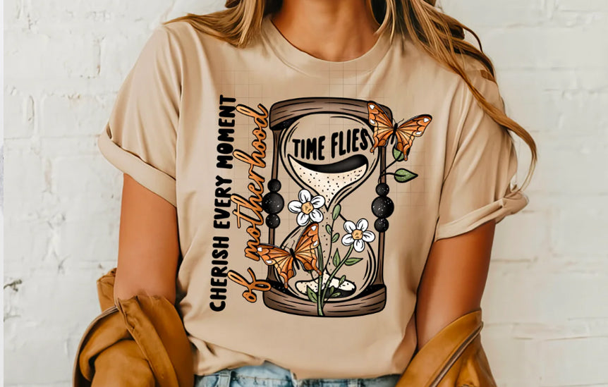 Cherish Every Moment of Motherhood Graphic Tee