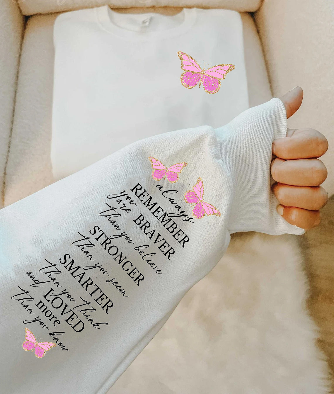 Always Remember Pocket And Sleeve Graphic Tee Graphic Tee