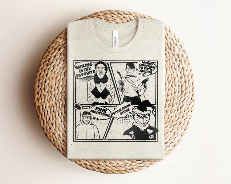 Christmas Comic Graphic Tee