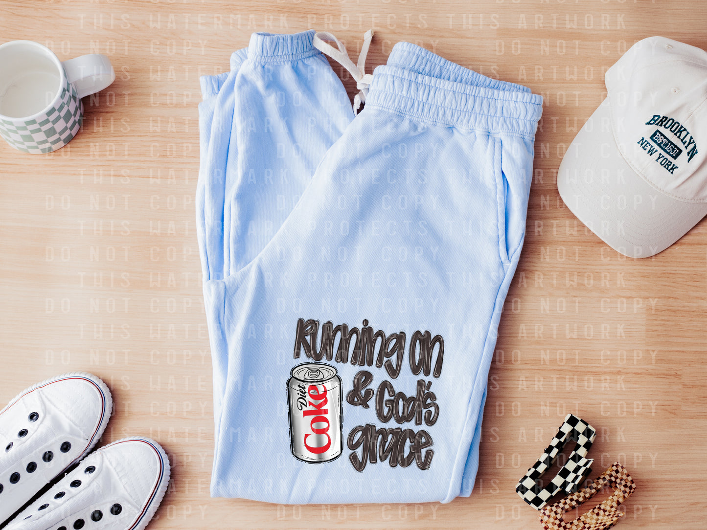 Running on Diet Coke & God's Grace Sweatpants