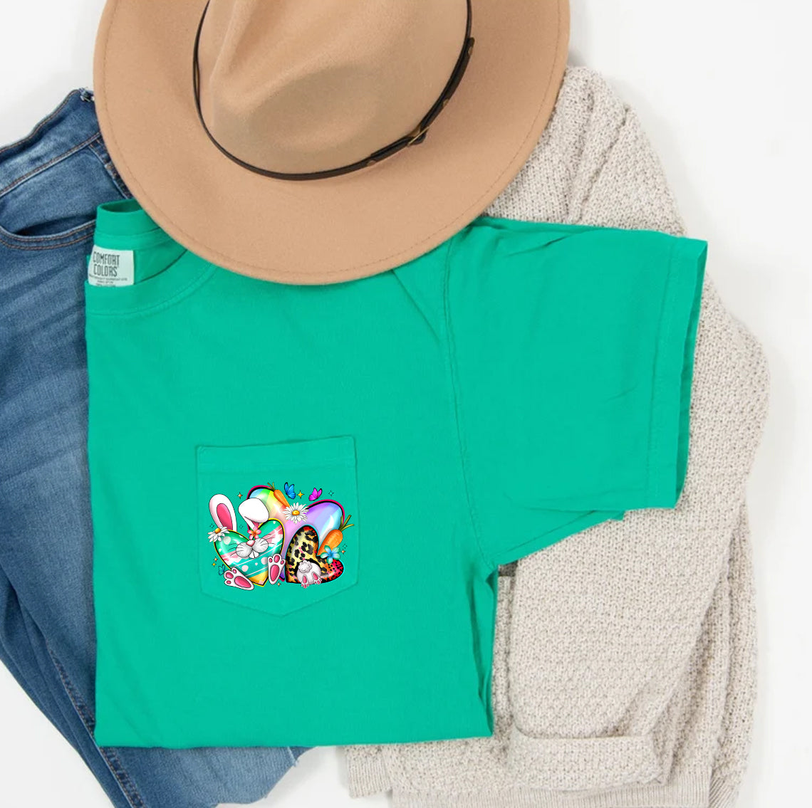 Easter Hearts Graphic Tee