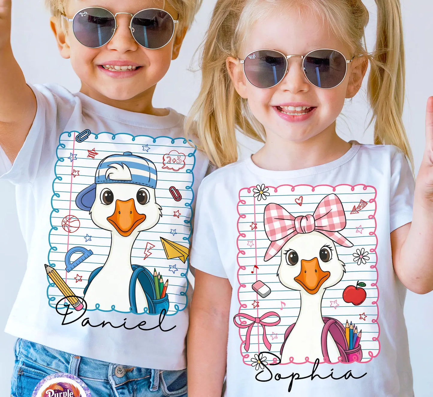 Back to School Goose Graphic Tee