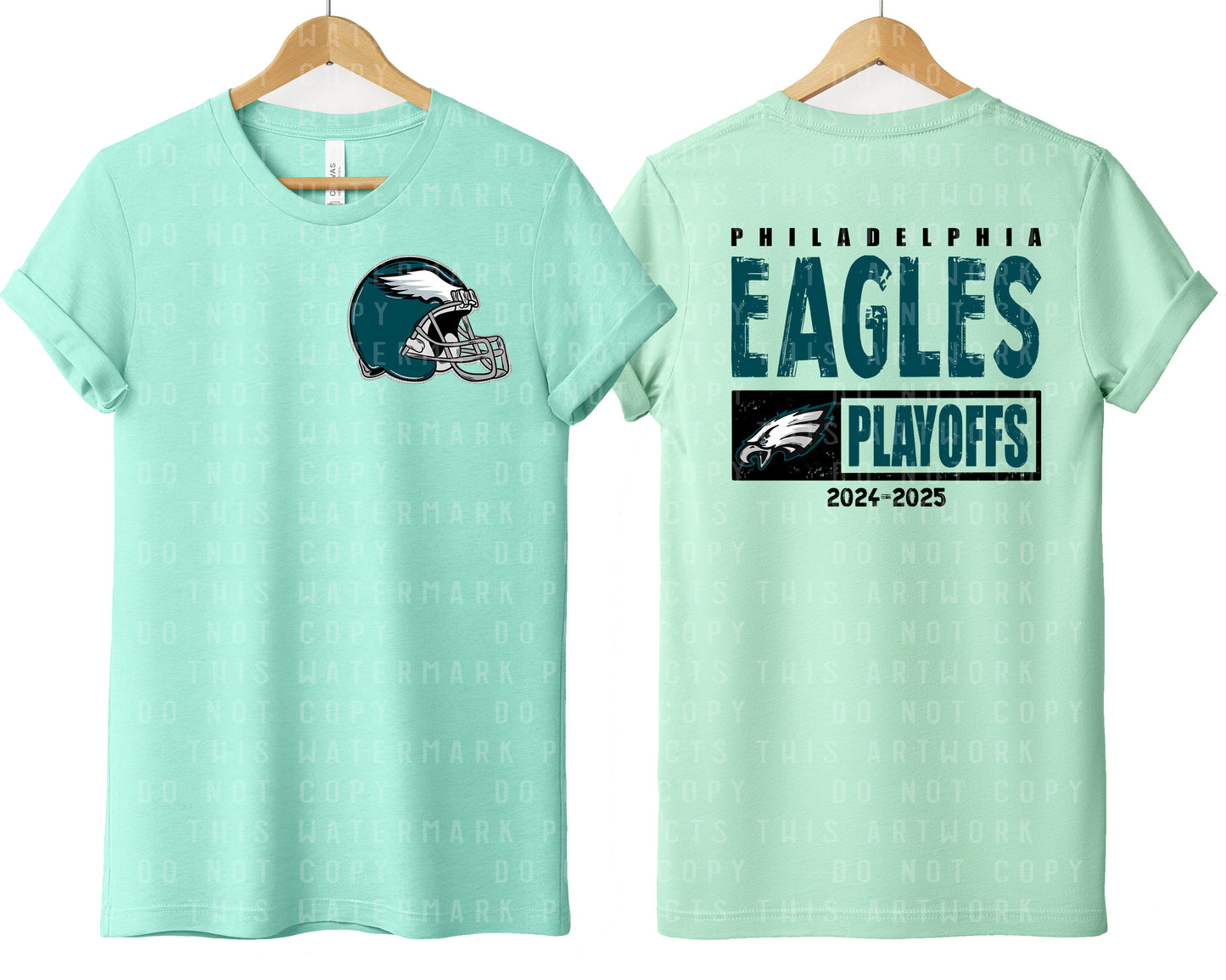 Eagles Helmet/Playoffs Graphic Tee