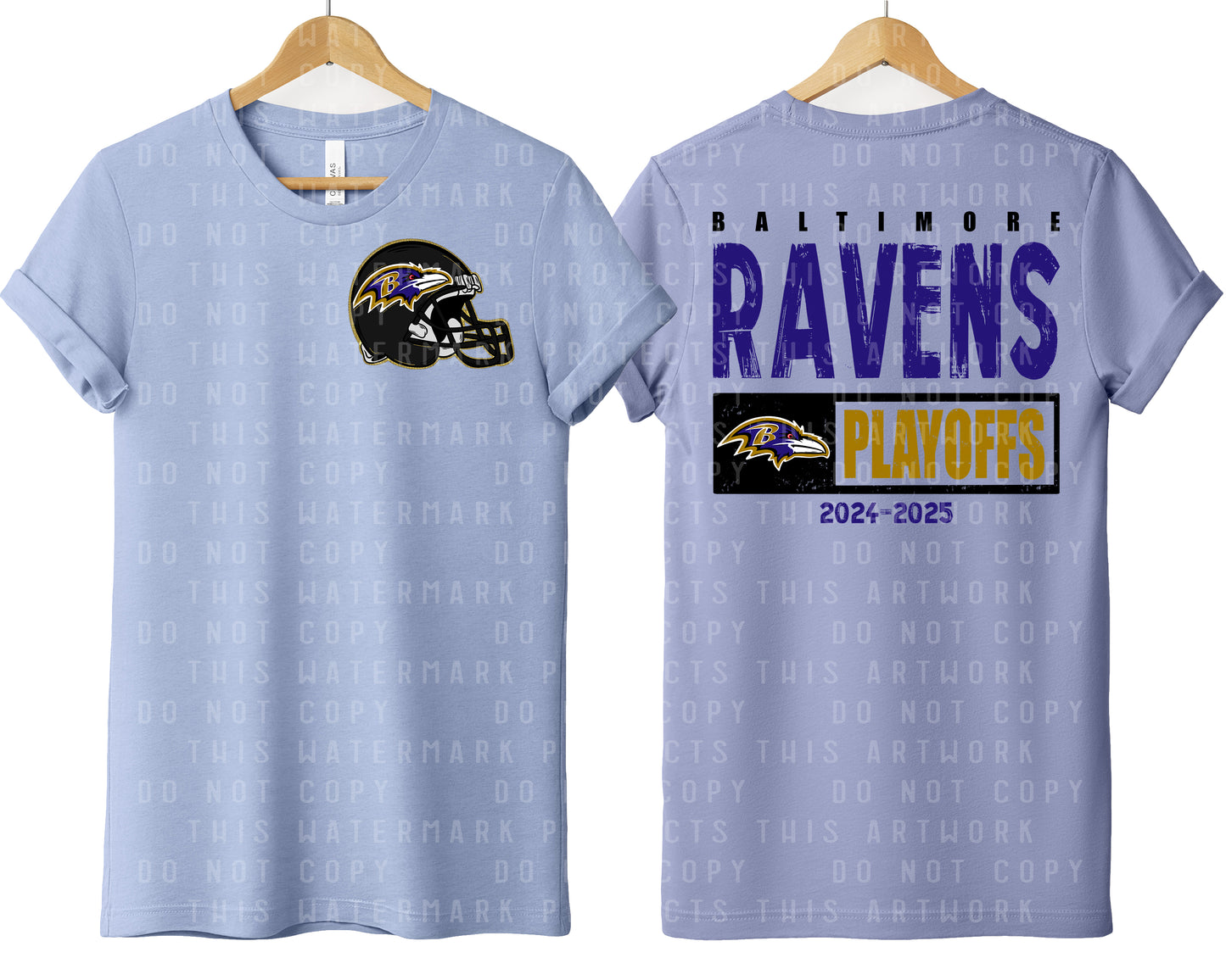 Ravens Helmet/Playoffs Graphic Tee