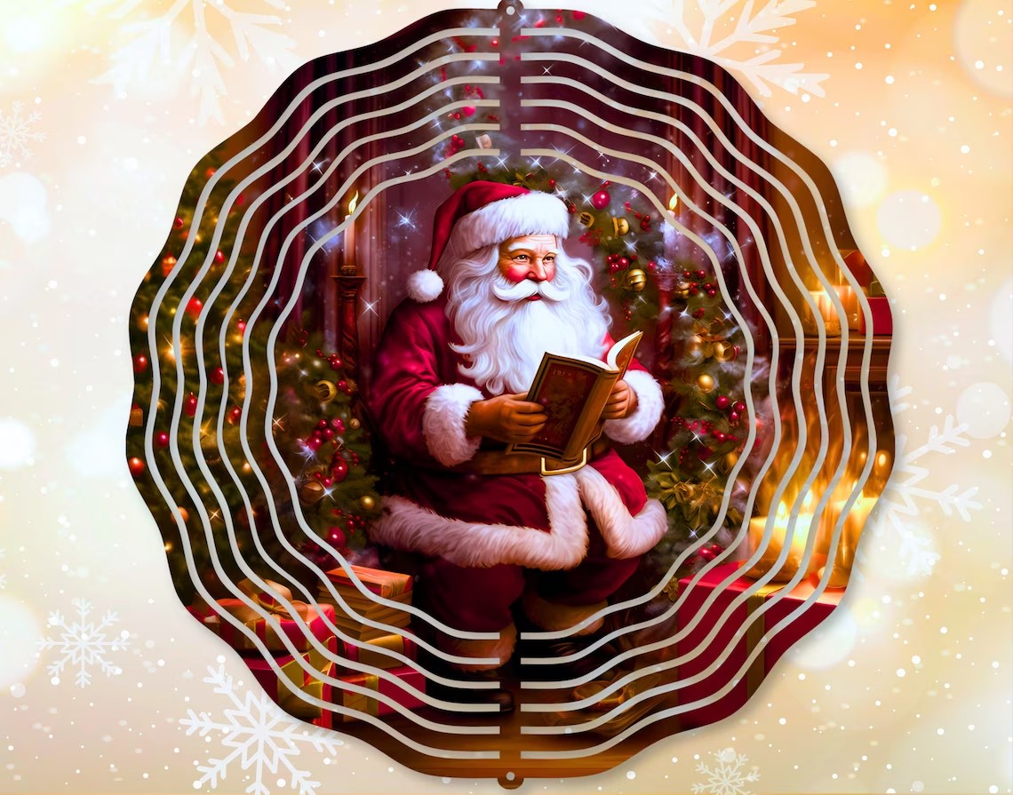 Santa Wind Spinner