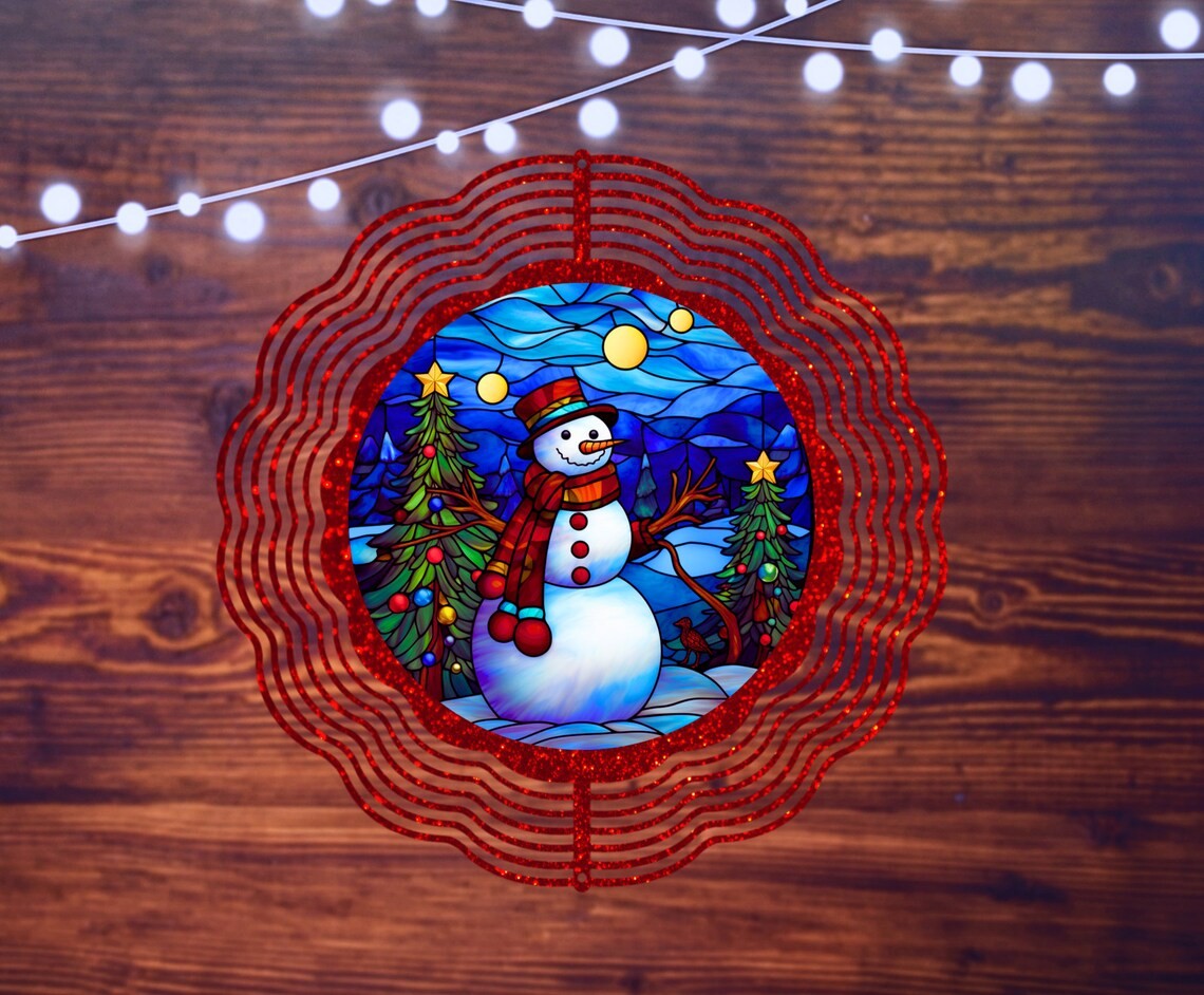 Snowman Wind Spinner