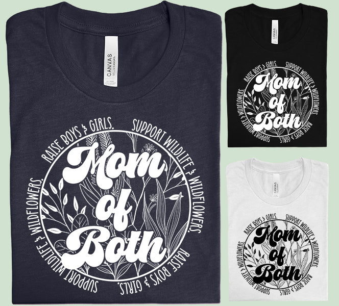 Mom of Both Graphic Tee