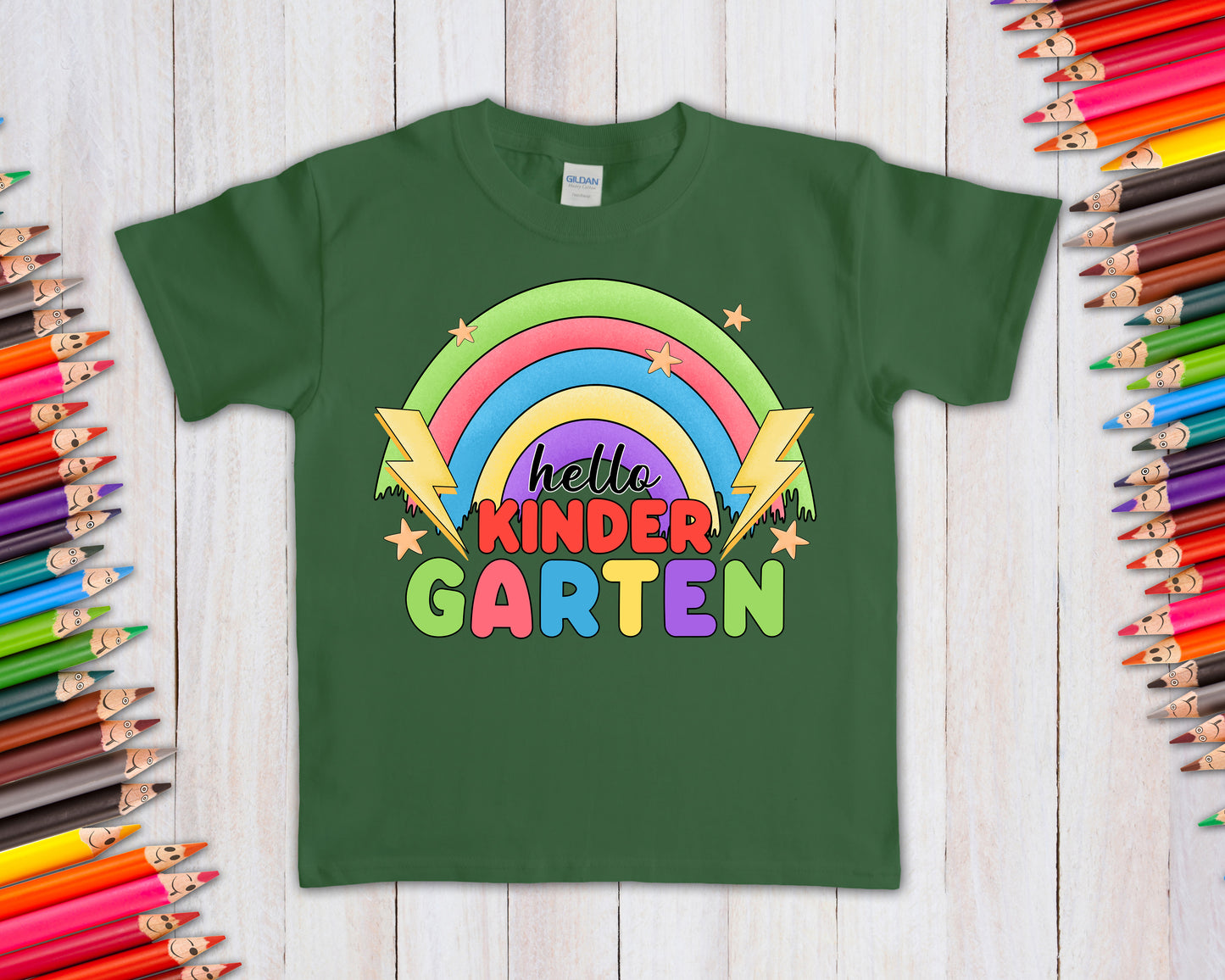 Hello School Grade (Customize Pre-K, K, 1-5) Graphic Tee