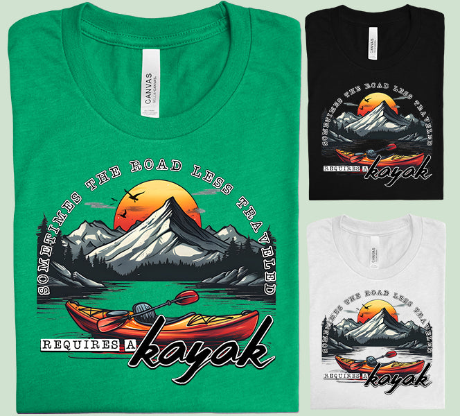 Sometimes the Road Less Traveled Graphic Tee