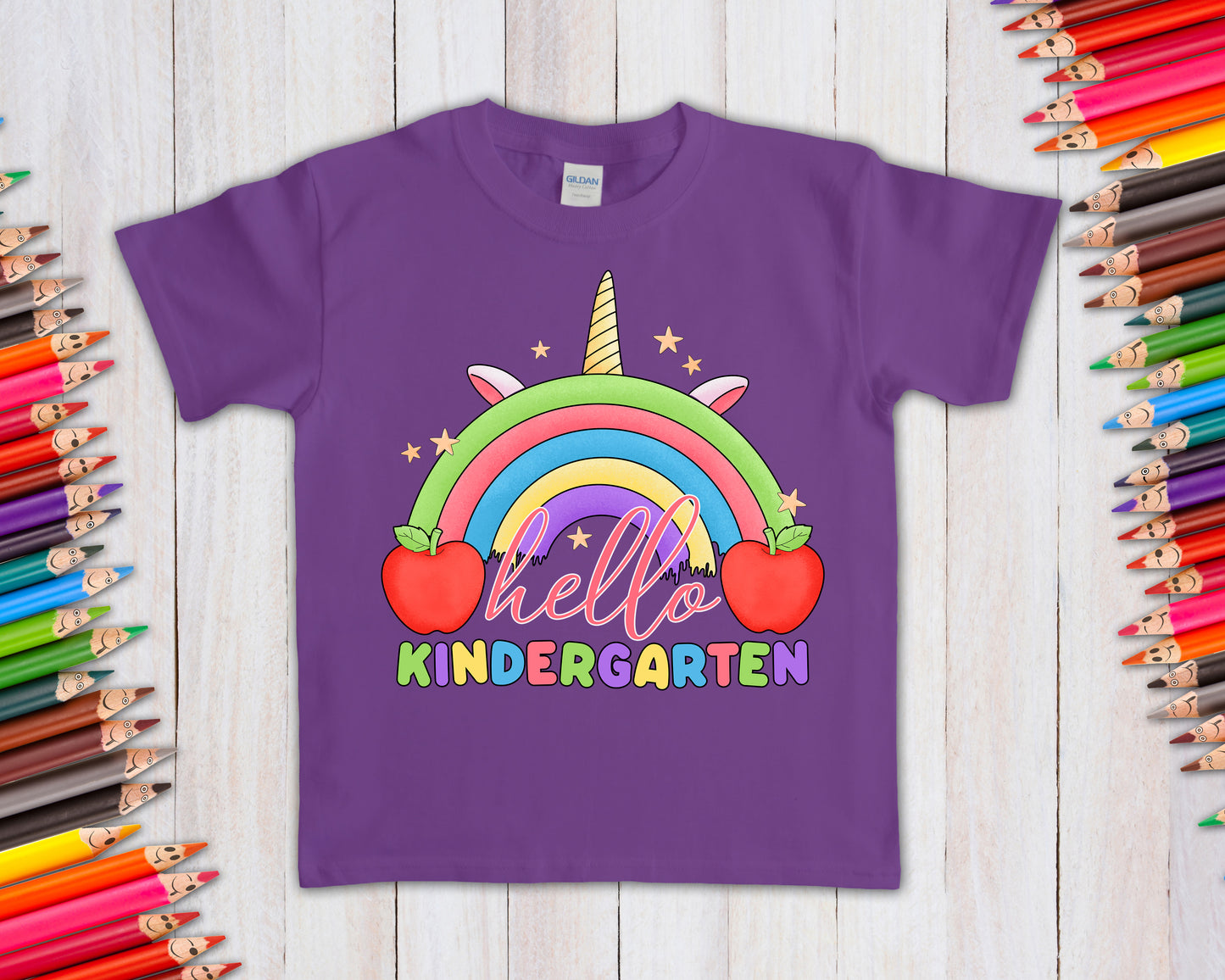 Hello School Grade (Customize Pre-K, K, 1-5) Graphic Tee