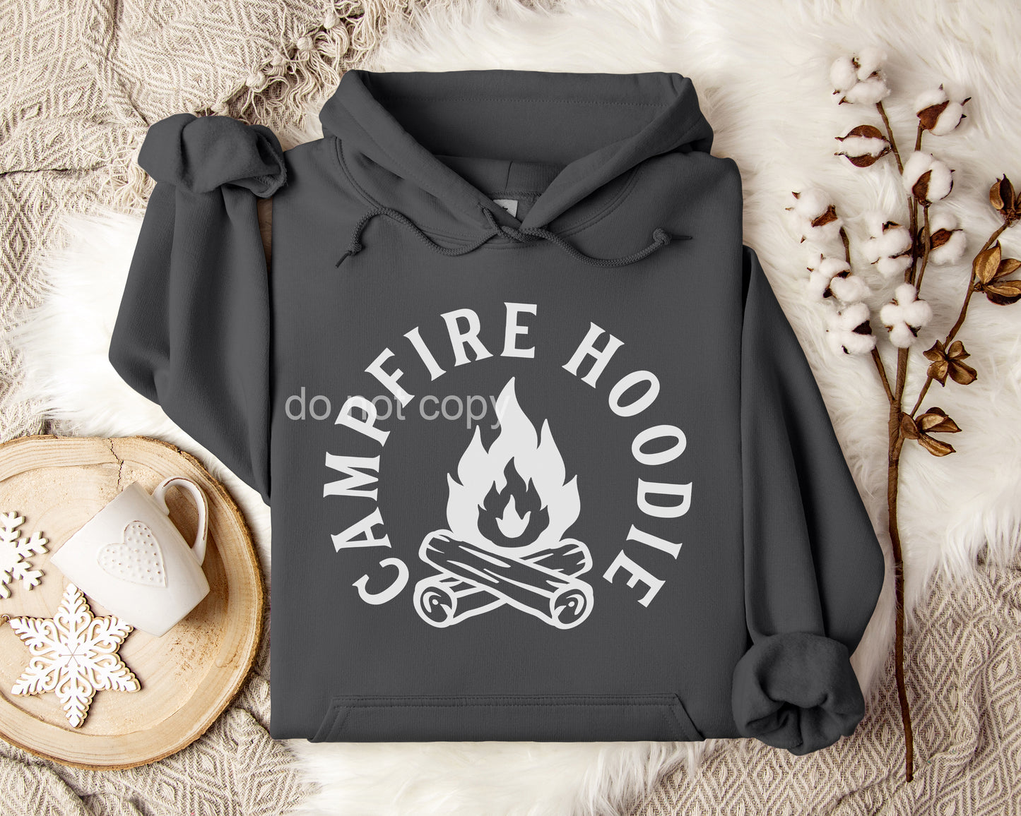 Campfire Hoodie Graphic Tee