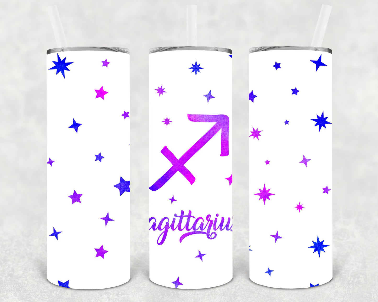 Sagittarius 20 Oz Skinny Tumbler