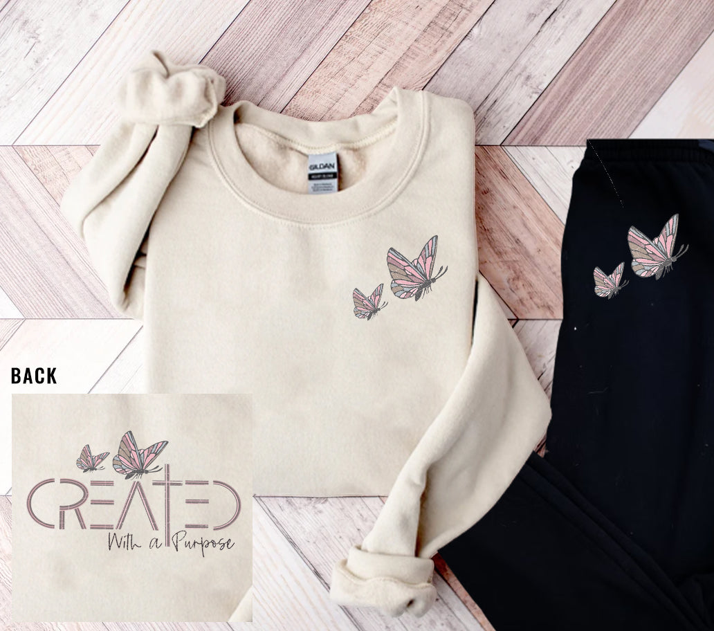 Created With A Purpose Graphic Tee Graphic Tee