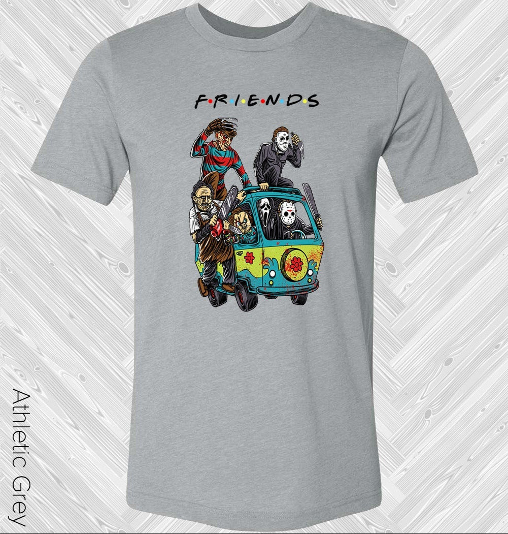 Scooby Doo Van Horror Characters Friends Graphic Tee Graphic Tee