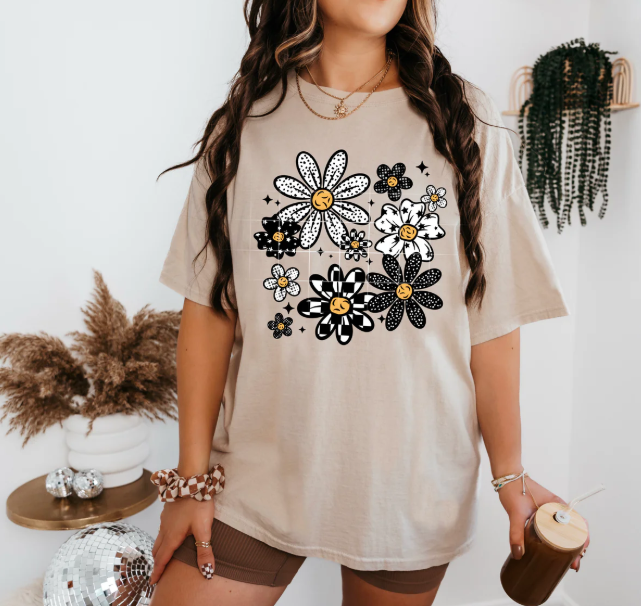Cute Flowers Graphic Tee