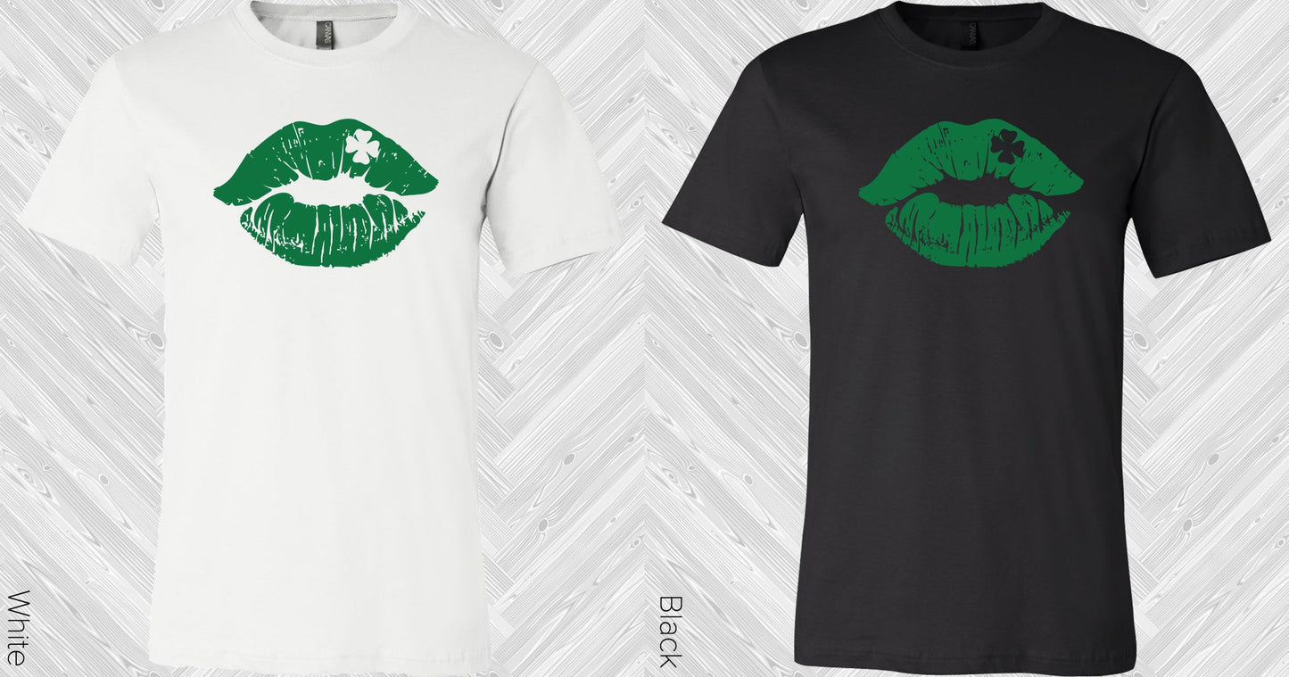 Shamrock Lips Graphic Tee Graphic Tee