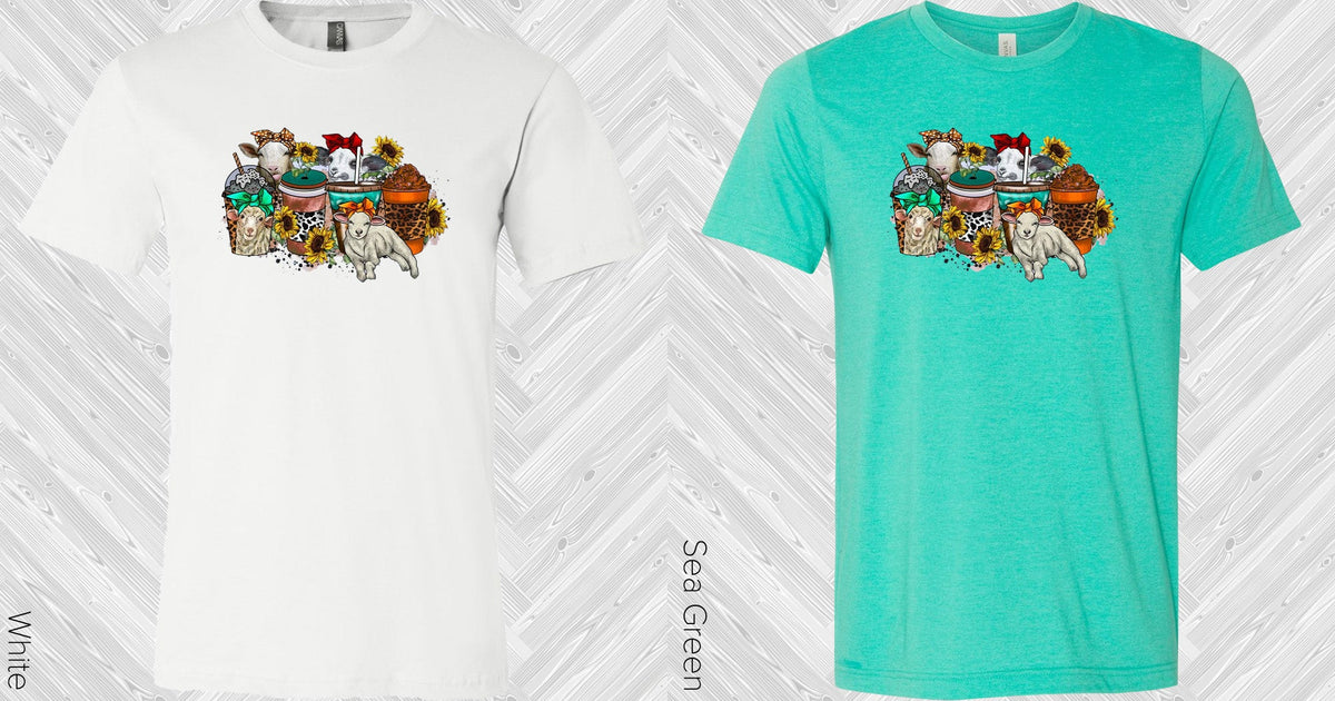 Sheep Coffee Graphic Tee Graphic Tee