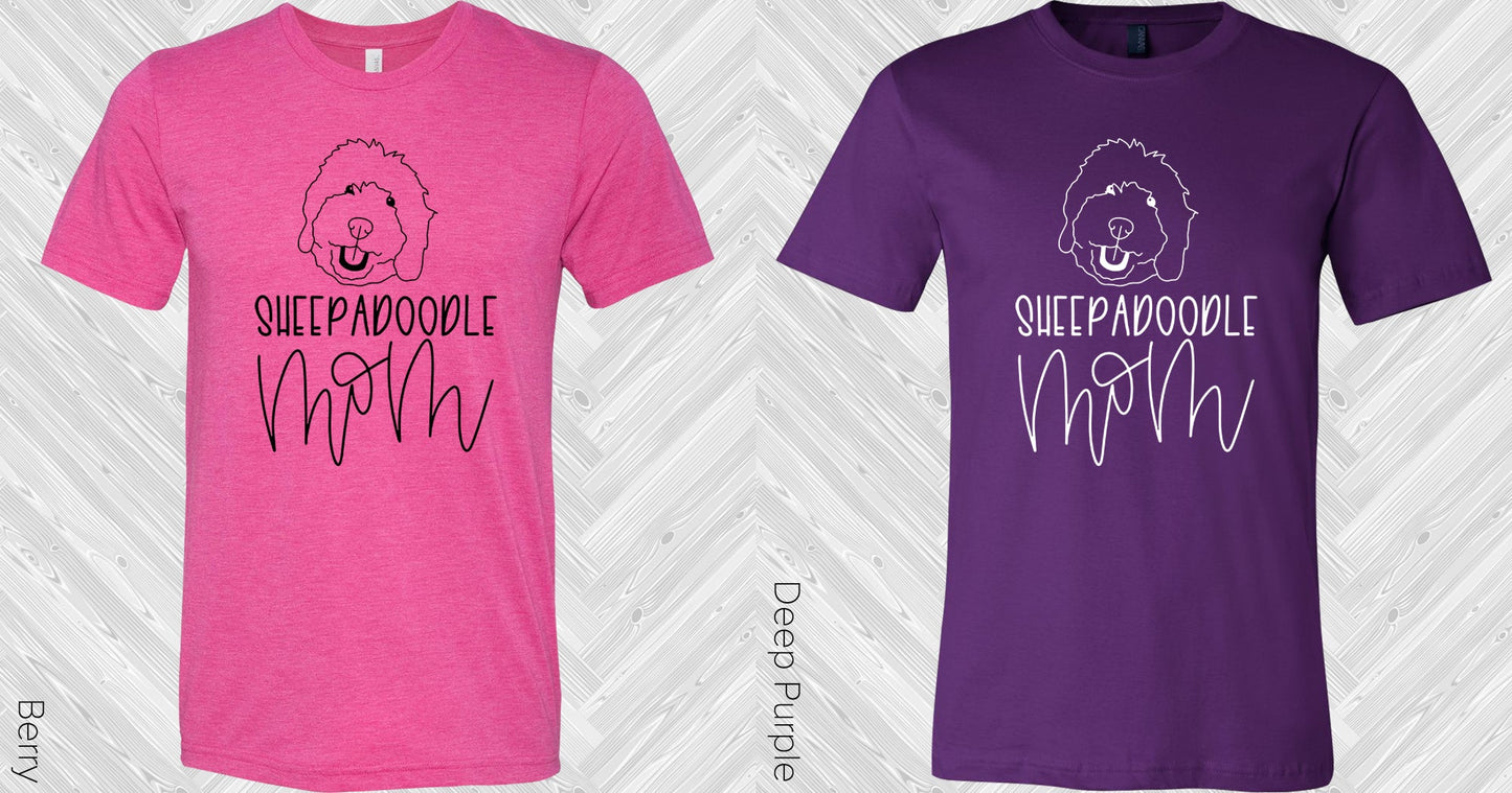 Sheepadoodle Mom Graphic Tee Graphic Tee