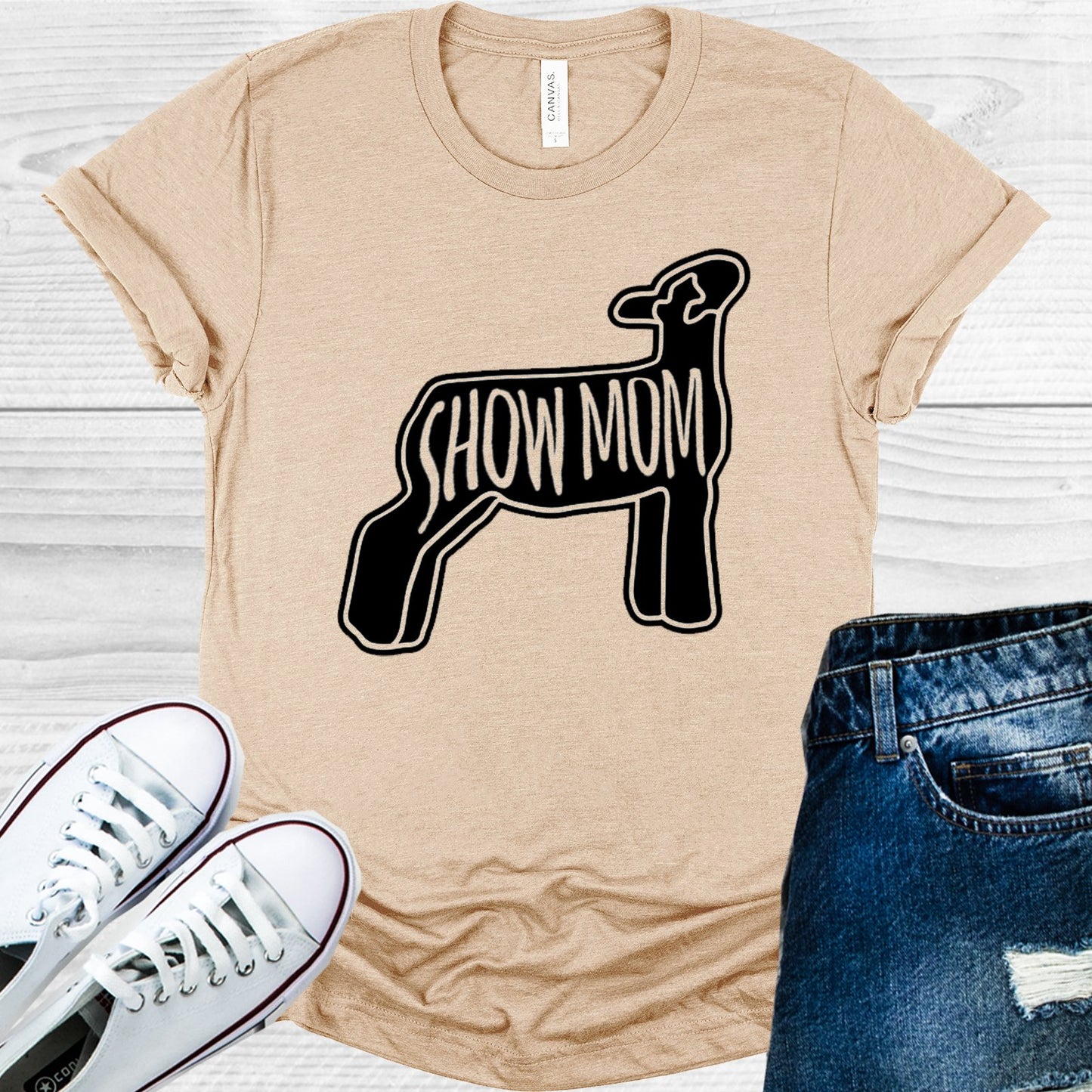 Show Mom Lamb Graphic Tee Graphic Tee