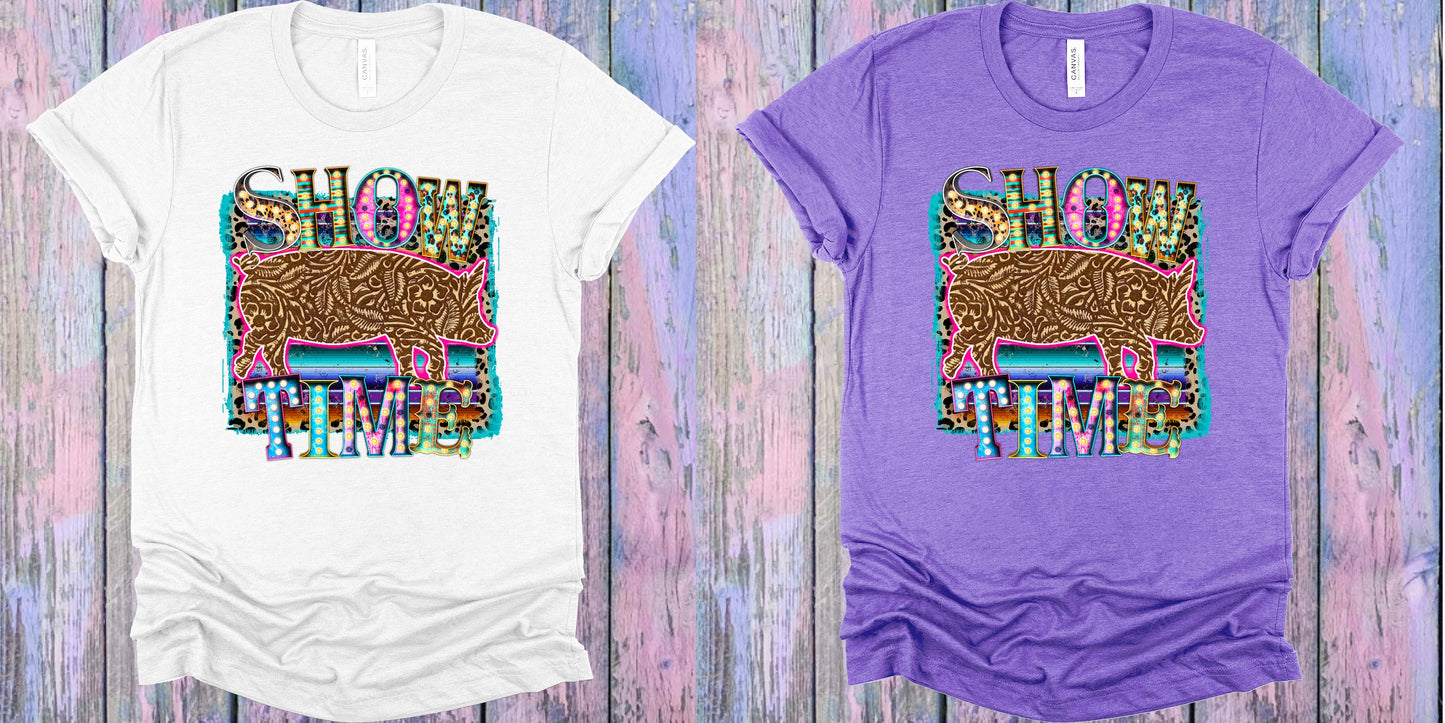 Show Time Pig Graphic Tee Graphic Tee
