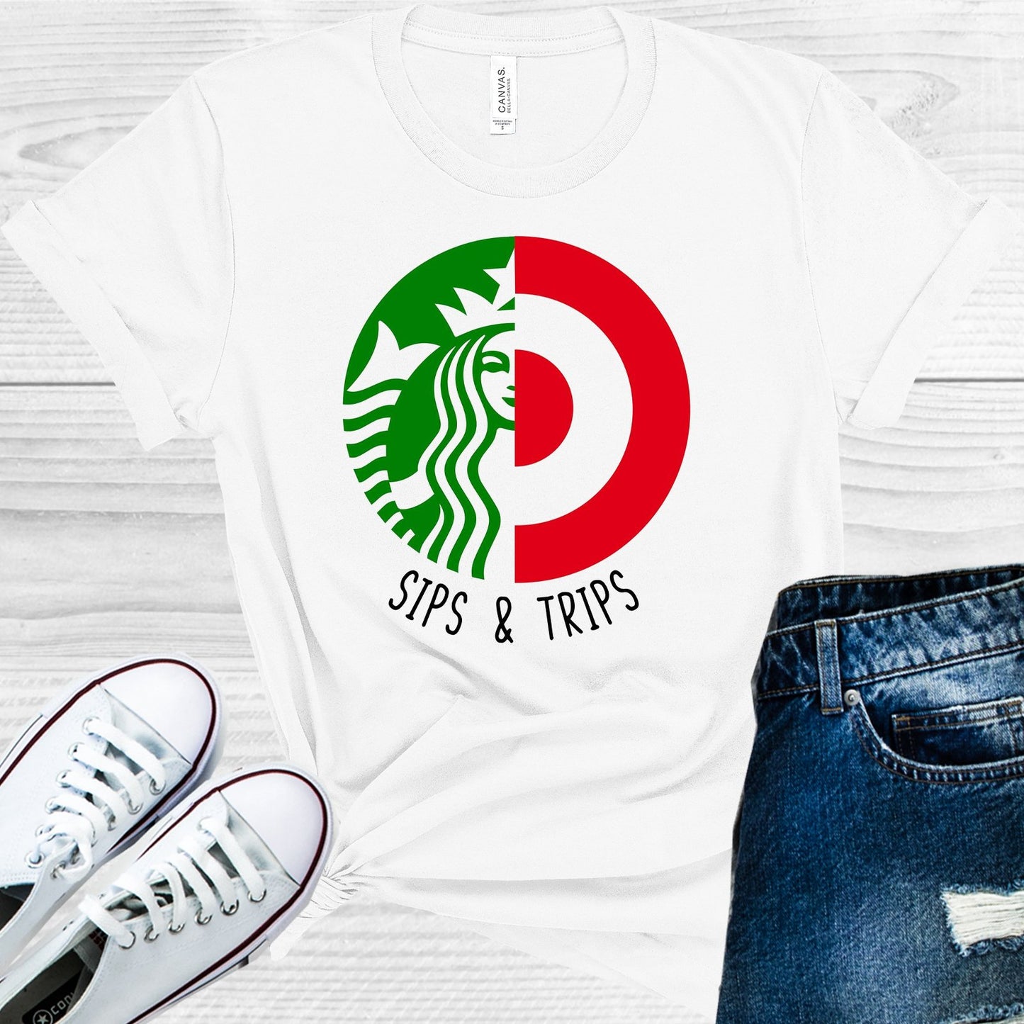 Sips & Trips Graphic Tee Graphic Tee